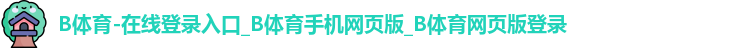 B体育官网